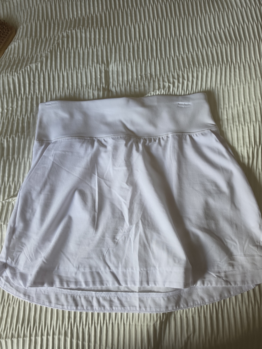 Adrienne Vittadini Sport White Athletic Skort Size Medium
